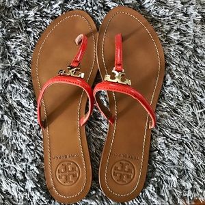 Tory Burch Leather Thong Sandals